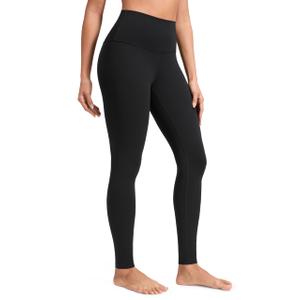 CRZ YOGA Butterluxe Extra Long Leggings for Tall Women 31 Inches - High Waisted Athletic Workout Soft Yoga Pants Black Tie Dye Flowers Small