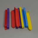 Keenpioneer Bag Sealing Clips for Food and Snack Storage, Decorating/Icing Bag Sealing Clips, 4inch, 12-Piece, 4-Color