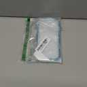 FABSPARK Case for iPhone 16 Pro Max,Compatible with MagSafe,Magnetic Clear Curly Wavy Frame Wave Case with Sparkly Bling Glitter,Transparent Acrylic Hard PC for iPhone 16 Pro Max,Glitter Clear Blue