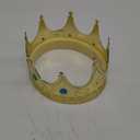 Luxurious Gold Royal Crowns - 0.75" x 8" (1 Pc) - Perfect for Parties, Regal Decor & Royalty-Themed Events