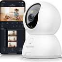 BoyKeep Indoor Camera, 2K Cameras for Home Security with Motion Detection, Pet Camera Indoor with Phone App, Color Night Vision, 2-Way Audio, Cloud/TF Card Storage, Compatible with Alexa