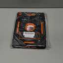 ZoneFoker 9.7" Case for iPad 6th/5th Generation 2018/2017, for iPad Air 2 / Air 1st / Pro 9.7, Heavy Duty Shockproof Protective 9.7 Inch Cover with Built-in Stand for i Pad 6 5 Gen(Black+Orange)