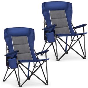 ALPHA CAMP Oversized Camping Chair for Adult Lawn Chair for Outdoor Camping