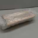 5 Pack 11.8 Inch Acacia Wooden Plates, Solid Wood Serving Plates, Rectangular Acacia Wood Trays, Highly Durable, Dishwasher Safe, Easy Carry Grooved Handle for Cheese, Fruit, and Charcuterie