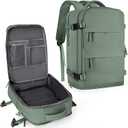 coowoz Travel Backpack For Women Men,Carry On Backpack,Hiking Backpack Waterproof Outdoor Sports Rucksack Casual Daypack Travel Essentials(Olive Green) (25L)