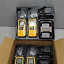 Gaswei G2Pro+ Heavy-Duty Walkie Talkies IP67 Waterproof Two-Way Radios with NOAA Weather Alert & Floating | 2-Watt Long Range for Job Sites, Hunting | Dual PTT, FM Radio, SOS, VOX​（4pack）