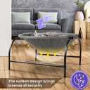 JUNSPOW Cat Bed [Large Size] Dog Bed Pet Hammock Bed Free-Standing Cat Sleeping Cat Supplies Pet Supplies Whole Wash Stable Structure Detachable Excellent Breathability Easy Assembly