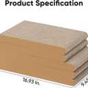 FUKUMARU 2 Packs Replacement Cat Scratcher, Reversible Replacement Refills Cat Scratch Boards for L Shaped Scratching Pad 26.8 Inch ST01