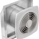 Broan-NuTone 509 Through-the-Wall Ventilation Fan White Cover, 200 CFM, 8.5 Sones, 8"