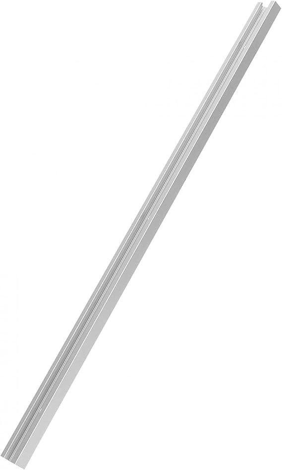 300mm/400mm/500mm Aluminum Alloy T-Slot Miter Track Jig Non-Porous Slide Slab Fixture Woodworking Tool for Routers Band Saws(500mm/19.7in)