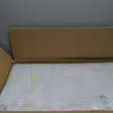 5 Pcs Wire Rack Covers Carbon Fiber Material 38x16x3 inch Pantry Shelf Cover 0.31 inch Thick Removable Closet Wire Rack Shelf Covers,Decoration Kitchen Bathroom Office Shelving (White, 38x16x3 inch)