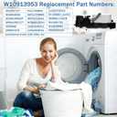 Upgraded W10913953 W11481722 49tyz-e120a1 Washer Shift Actuator Compatible for Whirlpool Maytag Amana Kenmore Washer Parts Replaces 50sm21-1-221b W10815026 W10597177 W10913953VP WTW5000DW1 MVWX655DW1