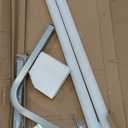 VEVOR Boat Trailer Guide-ons 40", Steel Trailer Post Guide on, 2 PCS Trailer Guides with PVC Pipes, Mounting Hardware Included, for Ski Boat, Fishing Boat or Sailboat Trailer, White