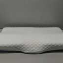 White Rectangular Cervical Memory Foam Pillow, Orthopedic Pillows for Neck Pain, Ergonomic