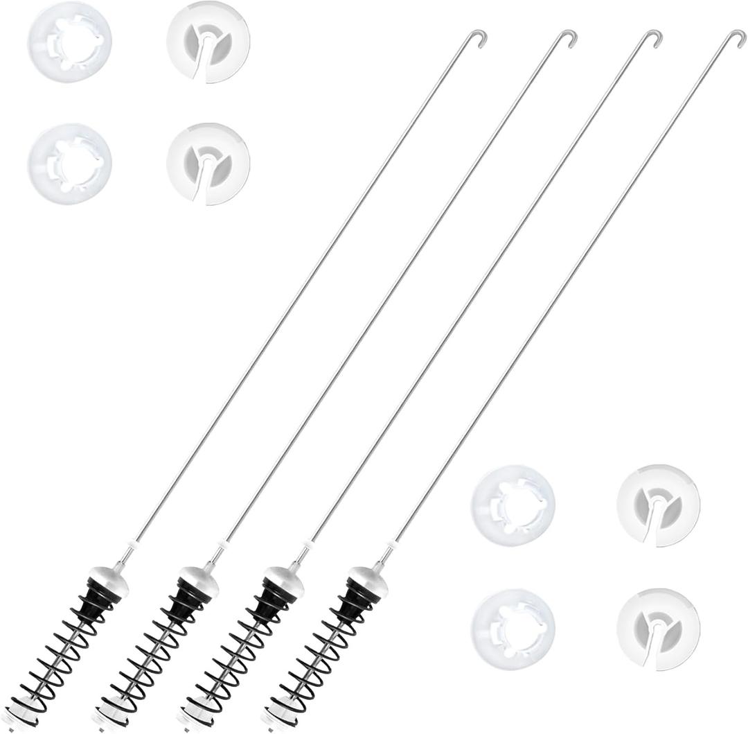 MVW7230HW0 MVW7232HW0 WTW7120HW0 WTW8127LC0 Washer Suspension Rods Fit for Maytag Whirlpool Washer MVW7230HC0 MVW7230HC1 MVW7230HW1 MVW7232HC0 MVW7232HC2 MVW7232HW1 MVW7232HW2 WTW6150PW0 WTW6157PB0
