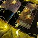 Whimsigoth Star and Moon Decor String Lights, Indoor Bedroom Classroom Dorm Patio Party Wedding Decor, Warm White Plug or Battery (30ft Plug-in)