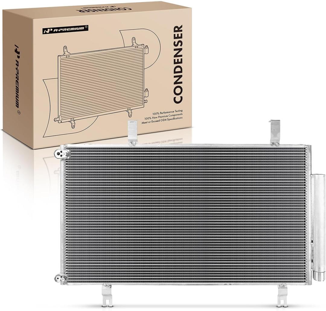 A-Premium Air Conditioning A/C Condenser Compatible with Acura TSX 2009-2014 2.4L 3.5L, Replace# 80100TL1G01