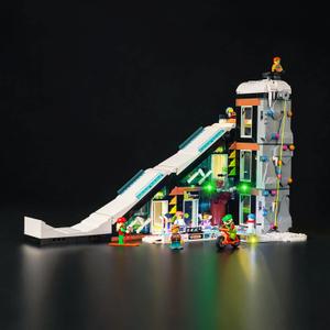 Upgraded Led Light Kit for Lego City Ski and Climbing Center Building Set, Compatible with Lego 60366 (Model Not Included)