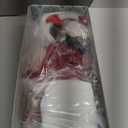 Cloveray Baby Dolls, 18 Inch Realistic Reborn Full Vinyl Baby Doll with Brown Curly Hair, Hand-Painted Freckles & Cozy Red Outfit for Girls Ages 3+, Pretend Play, Display & Collection