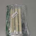 GenSwin Flameless Ivory Taper Candles Flickering with 10-Key Remote, Battery Operated Led Warm 3D Wick Light Window Candles Real Wax Pack of 6, Christmas Home Wedding Decor(0.78 X 9.64 Inch)