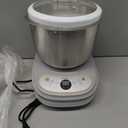 Dough Mixer 7L Large Capacity Electric Dough Maker with Ferment Function for Baking Bread Dough&Pizza Dough - Dough whisk 304 Stainless Steel Blender Add water/seasoning with Top Small Window (Grey)