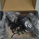 INCLY 50 Pack Black Pegboard Hooks, 2 Inch Metal Peg Board Hooks Accessories, Peg Board Tool Hangers Fit for 1/8 and 1/4" Pegboard Hanging Tools for Garage, Craft Room, Kitchen, Store