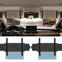 Veharvim Sun Visor Extender for Cars, Polarized Car Visor Extender Sun Blocker UV400, Adjustable Visor Extension, Clip on Sun Visor for Car, Universal, Glare, UV Protector