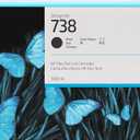 HP 738 300-ml Black DesignJet Ink Cartridge