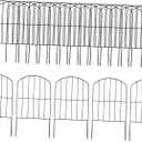 20Pcs Garden Fence Panels Barrier Fences Iron Easy to Use Convenient Garden Fencing Accessories for Farmhouse Outdoor Porch