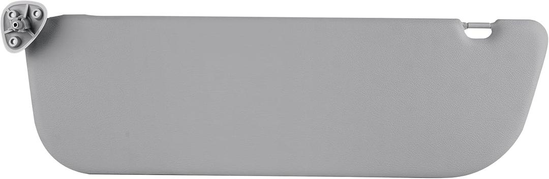 Left Driver Side Sun Visor Fit for Ford E150 E250 E350 Super Duty 2009 2010 2011 2012 2013 2014 Grey Without Light Replace # 9C2Z-1504105-FA