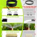 Drip Irrigation System,Automatic Garden Watering System,360° Adjustable Spray Sprinkler Kit, Easy Installation No Tools, Fine Mist Watering forGarden,Patio,Potted Plants,Courtyard Watering System