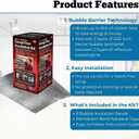 Garage Door Insulation Kit, Reflective, 8x8 Single Door