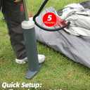 Abahub Inflatable Camping Tent with Hand Pump for  4 Person|12 x 7.7 x 4.8ft