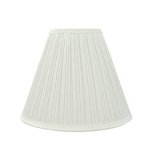 Aspen Creative 59176A, Empire Uno Lamp Shade, Off White, 5" Top x 11.5" Bottom x 9.5" Slant Height, Slip UNO 33mm