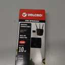 VELCRO Brand Heavy Duty Fasteners | 4x2 Inch Strips with Adhesive 8 Sets | Holds 10 lbs | Black Industrial Strength Stick On Tape | Indoor or Outdoor Use (VEL-30703-USA), 8 Count (Pack of 1)