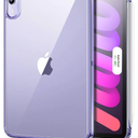 ESR for iPad mini 7 A17 Pro Case, iPad mini 7th/6th Generation Case (2024/2021), Slim and Light, Shock and Drop Protection, Yellowing Resistant, Supports Pencil Pro & Pencil (USB-C), Purple Clear