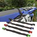 PRO CAKEN Rear Adjustable Rescue Strap Pull Strap Rope for KX KXF KLX RMZ DRZ Dirtbikes Motocross Universal,Black