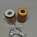 2 Pcs Oil Filter Compatible With INFINITI Mercedes-Benz Vehicle 2012-2023 C300 CLA250 E300 GLA200 GLC300 Metris SLC300 Sprinter 1500 2500, 2017-2019 Q50 Q60 QX30, Replace#HU711/6Z, HU7116z, 2701800109