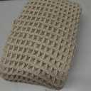 Waffle Bath Mat, Boho Bathroom Rugs Non Slip Washable Super Absorbent Quick Dry Bath Mat Farmhouse Bathroom Decor, 30"x20" Beige