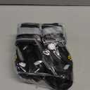 FISHOAKY Dog Shoes for Large Dogs, 360°Anti Slip Medium Dog Boots & Paw Protectors Winter Snowy, Waterproof 4Pcs Dog Booties with Reflective Strips (Size 2: 1.77''x2.3''(W*L), Black)