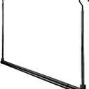 Adjustable Hanging Closet Rod, Extender Hanging Rod, Closet Hanging Organizer, Heavy Duty Closet Bar, Hanging Rod (Black, 1 Pack)