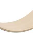 ALIESTFDNO 32 Inch Rocker Board Sensory Training Kids Balance Board Rocking 300 Lbs Capacity with Solid Wood Glossy Finish for Home School Yoga Imaginative Play (TYBB002)