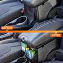 Savadicar JK Center Console Hanging Storage Box, Armrest Organizer Tray for 2011-2018 Jeep Wrangler JK JKU 2/4 Door, Interior Accessories, Patented Design, Black, 1 Pack