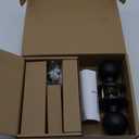 Veise Fingerprint Door Lock with 2 Knobs - Keyless Entry Door Lock with Handle, Electronic Keypad Deadbolt, Smart Front Handle Set, Auto-Locking, Waterproof, Easy Installation, Matte Black