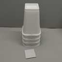 4 Pack Furniture Risers 8 Inch, Bed Risers Heavy Duty for Table Desk Couch Chair Sofa Cabinet Bed Frame Dorm, Square Table Leg Risers Lift Height 8", White