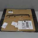 AX WABER Dual Monitor Stand Riser, Monitor Stand with Adjustable Length and Angle, Wood Monitor Stand for Desk, Monitor Riser for 2 Monitors with Storage Space (Vintage)