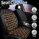 Jokuye 1 Pack Car Seat Cushion Comfortable Seat Cover for Cars, Full Back and Seat Cushion for Driver or Passenger-Black