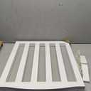 Freestanding Dog Gate Indoor, Doggie Gate Foldable Dog Gates for Doorways,Stairs or Hallways, Wooden White Pet Gate for The House, Pet Fence with Support Feet Included,24 "Height-2 Panels