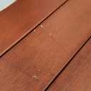 Adesso Floor Lamp with Walnut Tripod Base and White Linen Lampshade  Lamp for Bedroom, Living Room, and House Dcor, 63 x 20 (Brown and Beige)