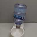 Zone Tech Gravity Self Dispensing Pet Food Feeder and Water Dispenser 3.75 Liter